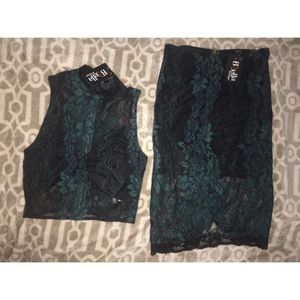 Bella Boutique Top And Skirt